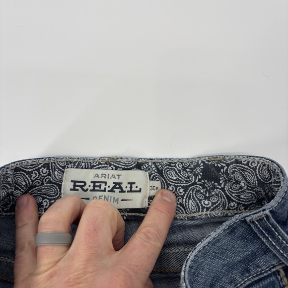 Ariat Real Me Denim Blue Jeans Bootcut Women's Size 30 R Western - Picture 4 of 12